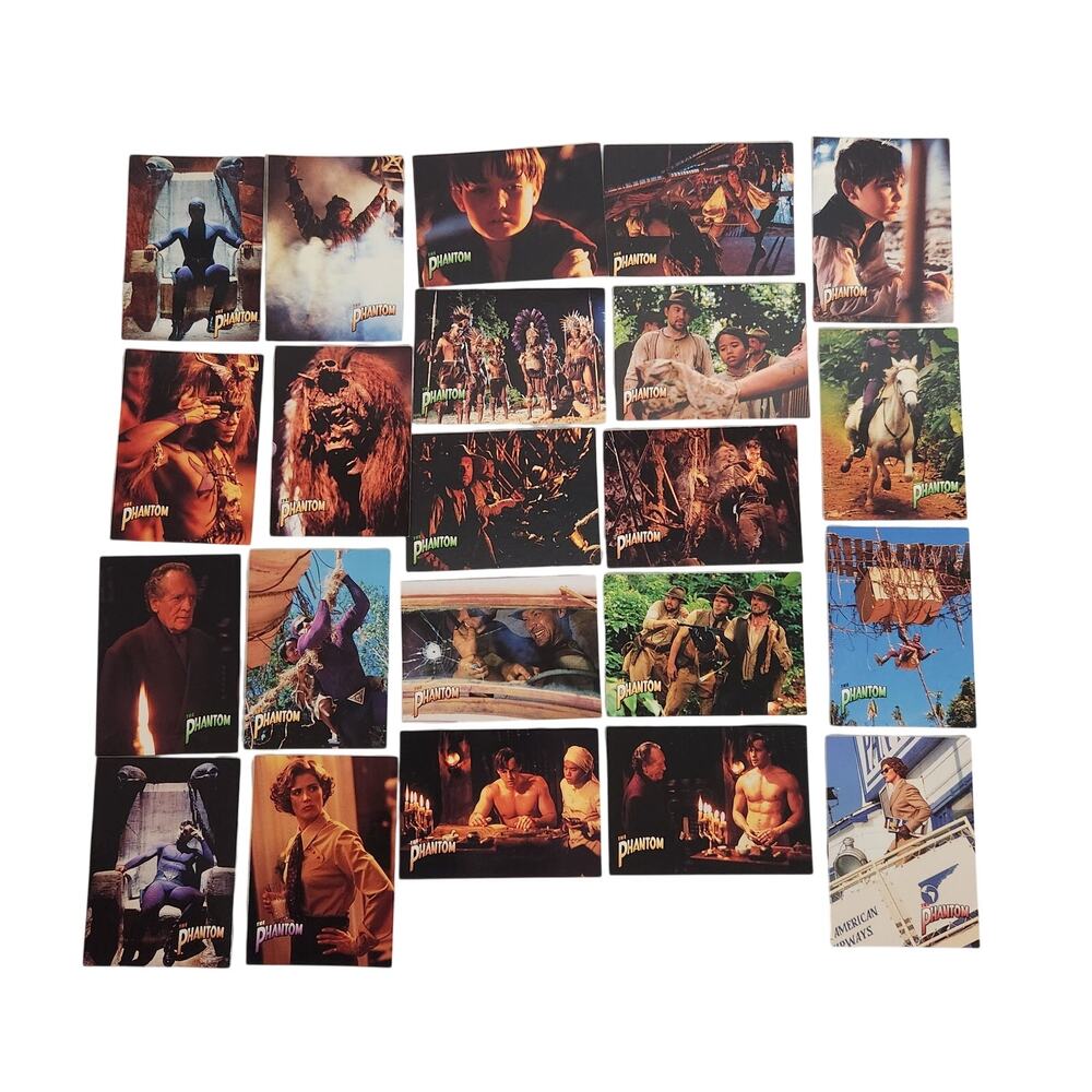 Inkworks The Phantom Trading Cards Complete Set Of 90 W/ Hard Case 1996 VG+